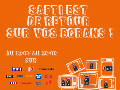 Au travers d’une campagne exceptionnelle, SAFTI est de retour pour donner le sourire à votre télé !